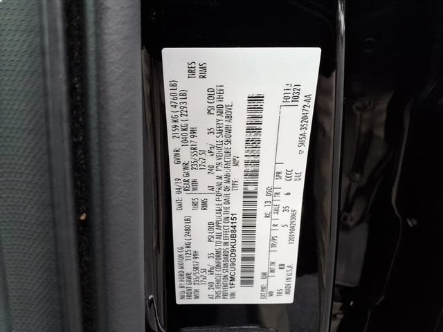 2019 Ford Escape SE