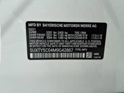 2021 BMW X3 xDrive30i