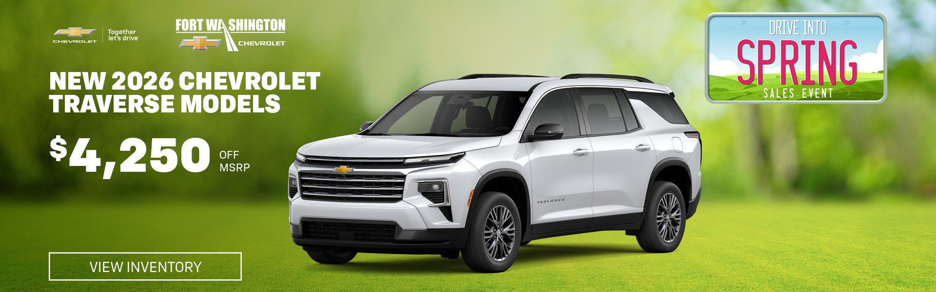 2026 Chevrolet Traverse Offer