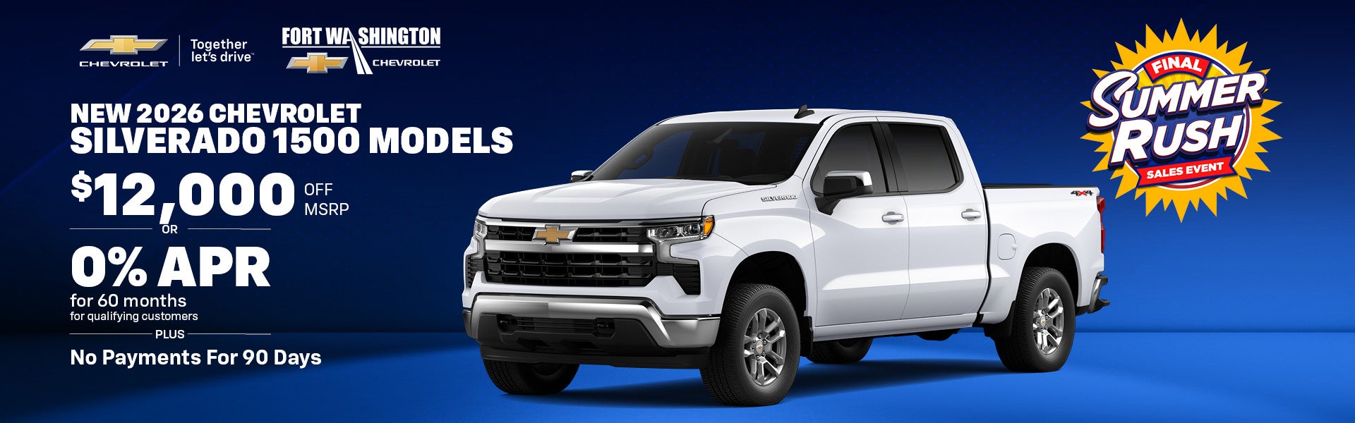 New 2026 Chevrolet Silverado 1500 Models