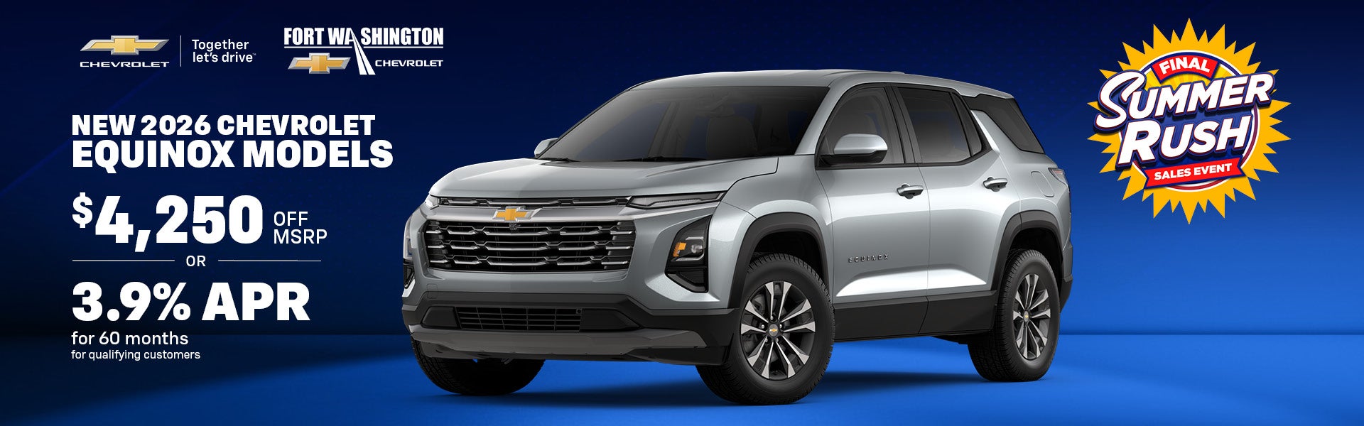 New 2026 Chevrolet Equinox Models