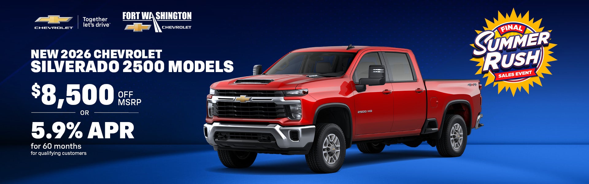 New 2026 Chevrolet Silverado 2500 Models