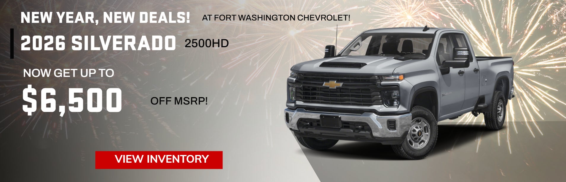 Silverado 2500HD Offers at Fort Washington Chevrolet
