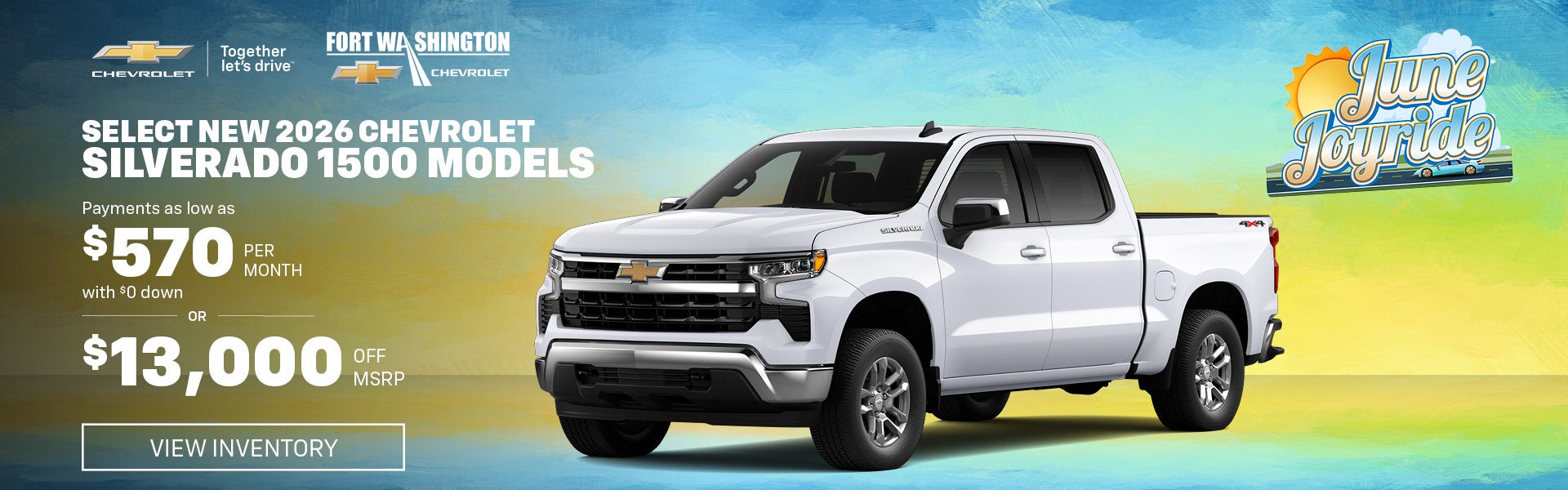 NEW 2026 CHEVROLET SILVERADO 1500 MODELS