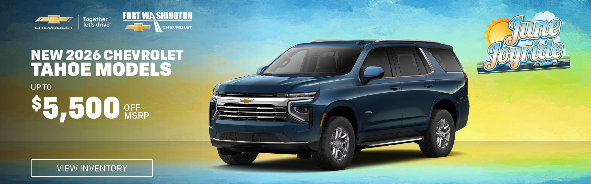 NEW 2026 CHEVROLET TAHOE MODELS