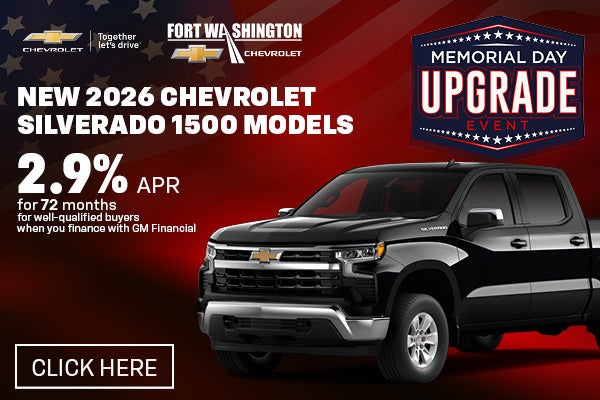 New 2026 Chevrolet Silverado 1500