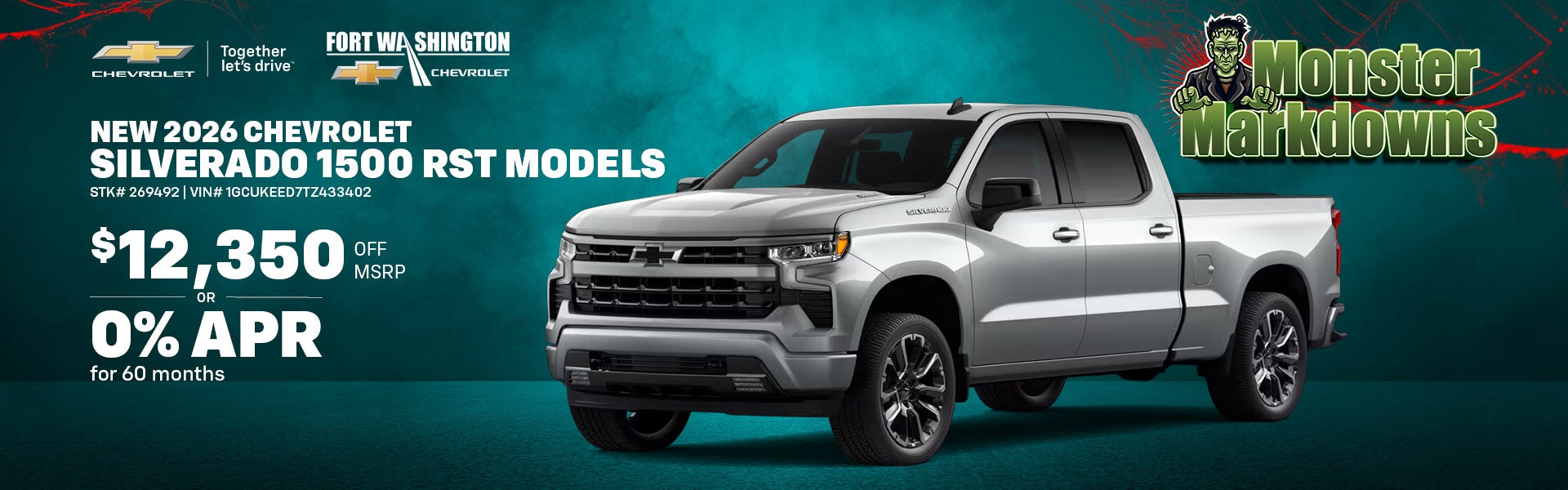  New 2026 Chevrolet Silverado 1500 RST 